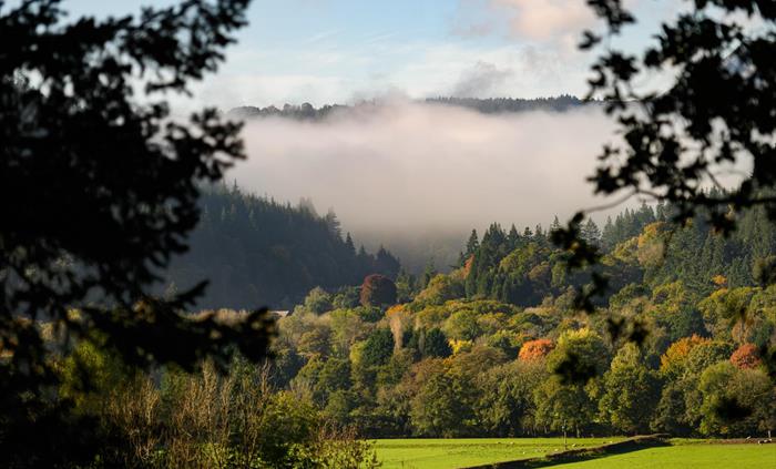 Morning views over looking the valley